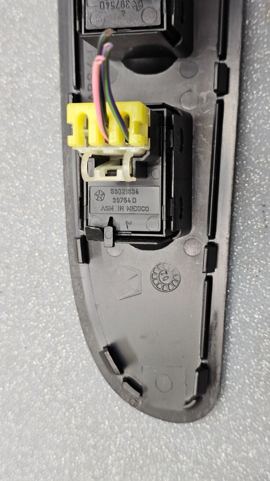 00-10 Dodge Ram Chrysler 300M Sebring RIGHT Passenger Front Window Switch Black