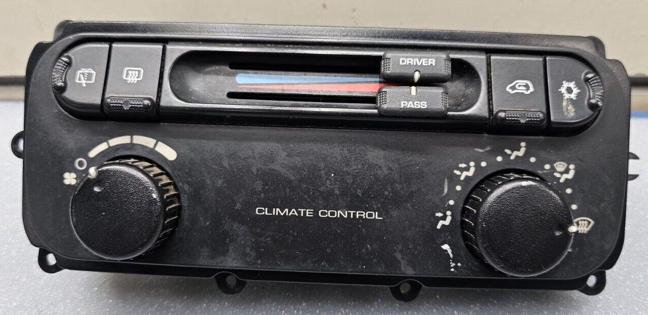 04-07 CARAVAN TOWN & COUNTRY Dash Climate Temperature Heater Control Conditioner