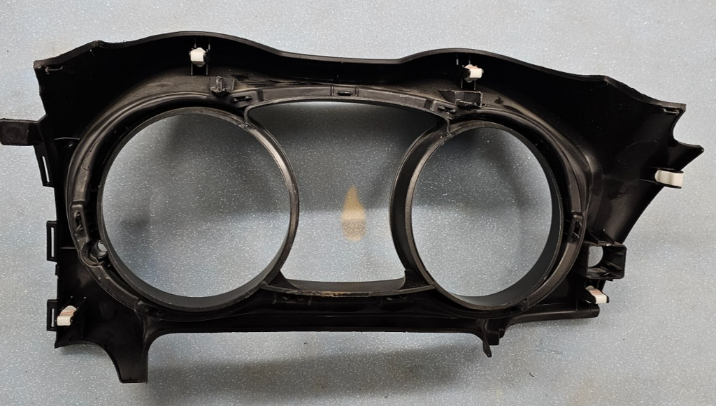🔥08-15 LANCER EVO INSTRUMENT CLUSTER SPEEDOMETER TRIM BEZEL COVER BLACK