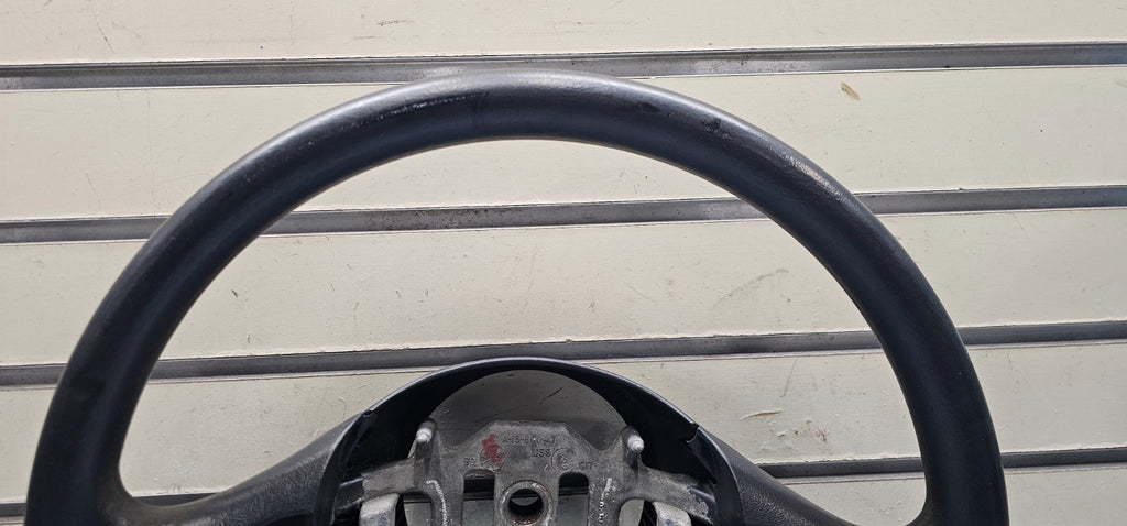 🔥97-03 Ford F150 F250 Expedition Leather Steering Wheel Cruise Cover Black OEM