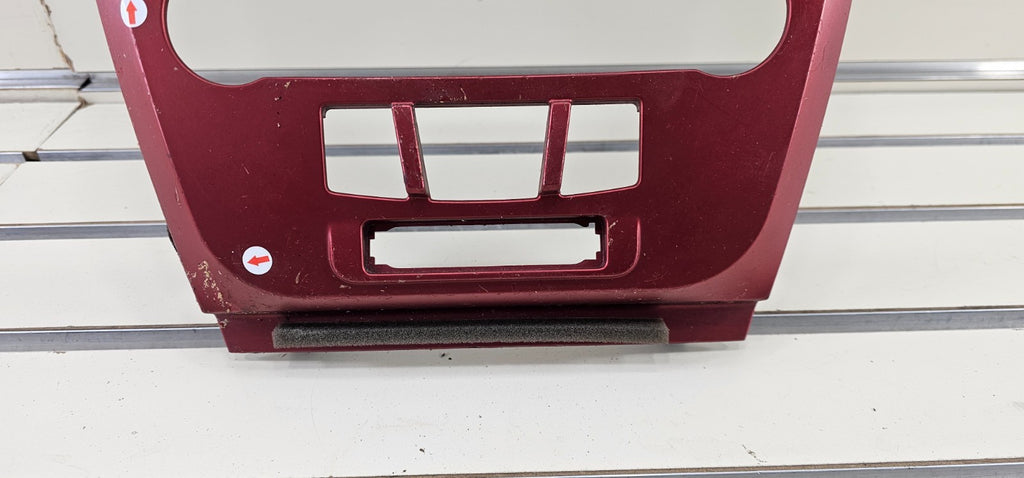 🔥10-12 Fusion Milan Dash Climate Control AM FM Radio Bezel Panel Trim Red