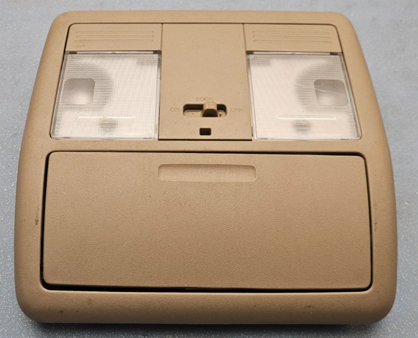 🔥04-08 Nissan Maxima Overhead Console Dome Map Light Switch Assembly TAN