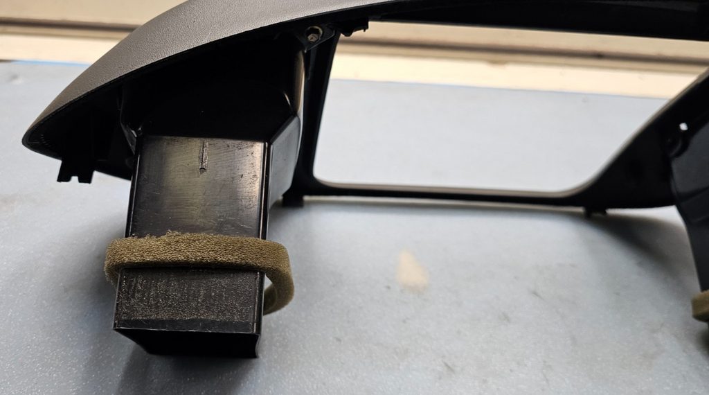 🔥97-03 Ford F150 Center Dash FM Radio Climate Trim Stereo BEZEL Panel DK Gray