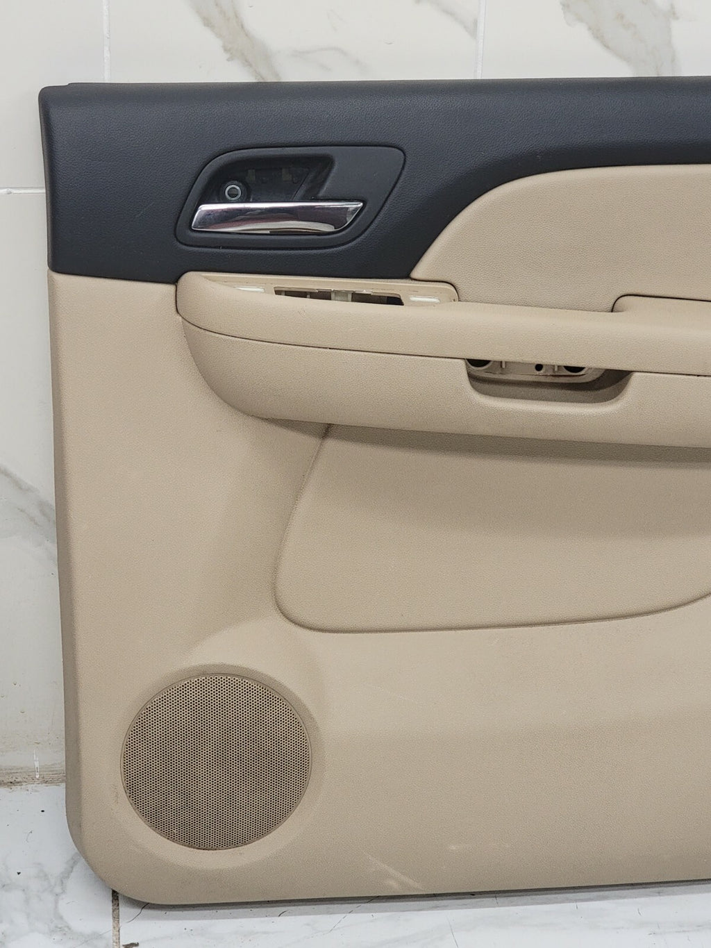 🔥07-13 CHEVY SILVERADO 1500 REAR PASSENGER INTERIOR DOOR TRIM PANEL Tan brown