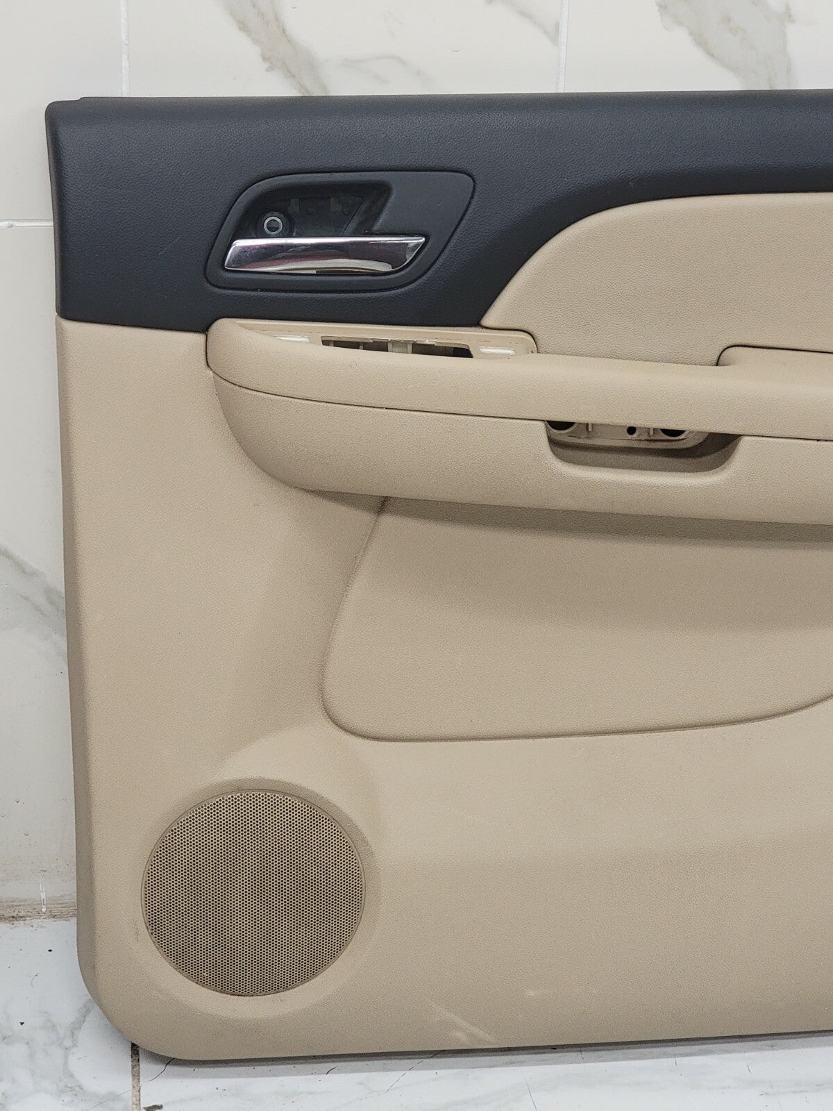 🔥07-13 CHEVY SILVERADO 1500 REAR PASSENGER INTERIOR DOOR TRIM PANEL Tan brown