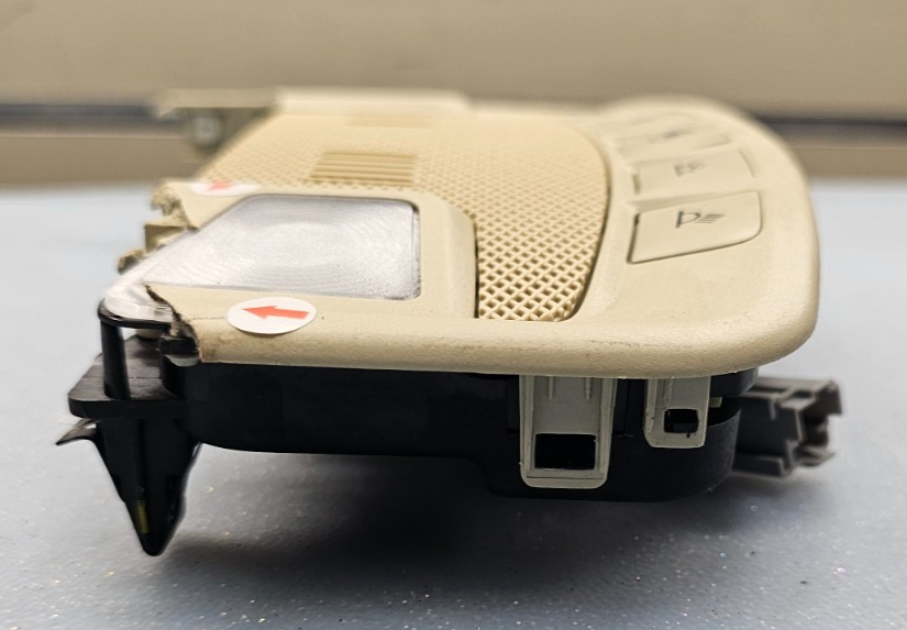 🔥2015-2020 Ford F-150 F150 Overhead Roof Console w/ Light Buttons OEM TAN