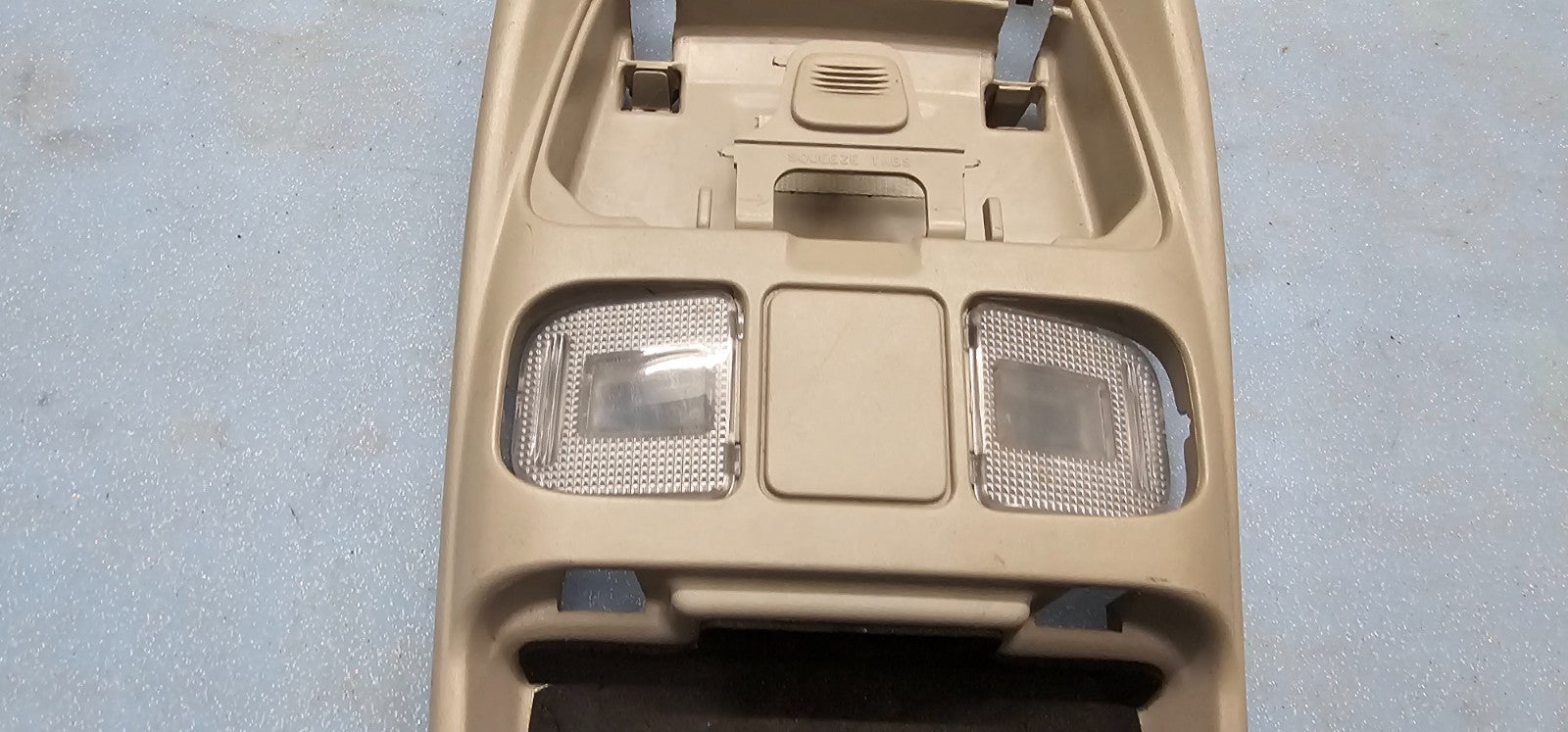 🔥98-01 Dodge Ram 1500 2500 Overhead Console Storage Dome Map Light Lamp TAN