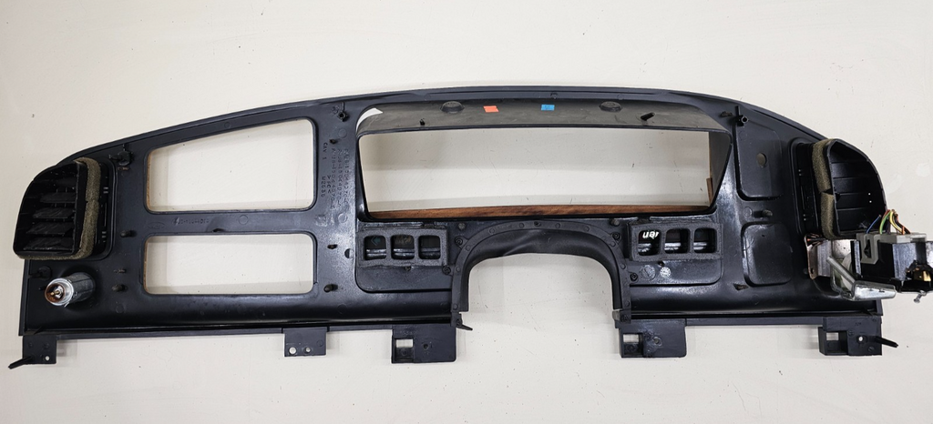 🔥92-96 Ford E-150 Econoline Dash Instrument Cluster Speedometer Bezel OEM Wood
