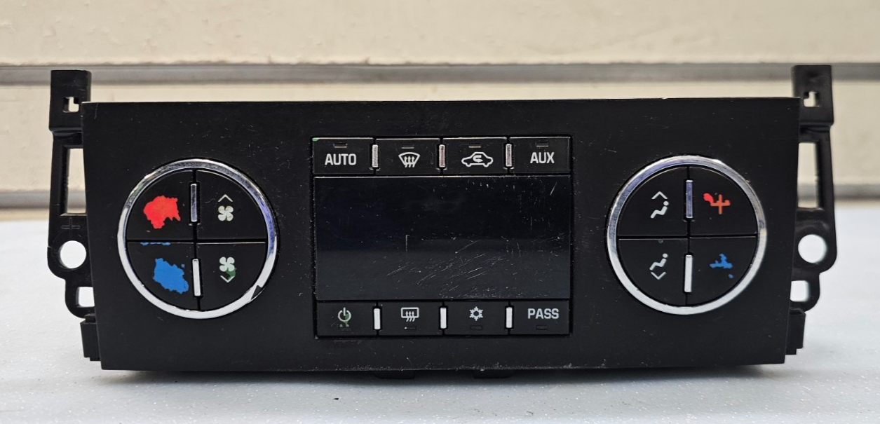 07-11 Silverado Sierra YUKON Dash Heater AC CLIMATE Control Temperature Digital