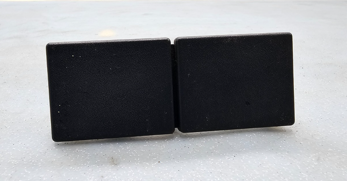 🔥95-00 Chevy GMC C/K Tahoe Suburban Blank Switch Instrument Panel Bezel 2 Spot