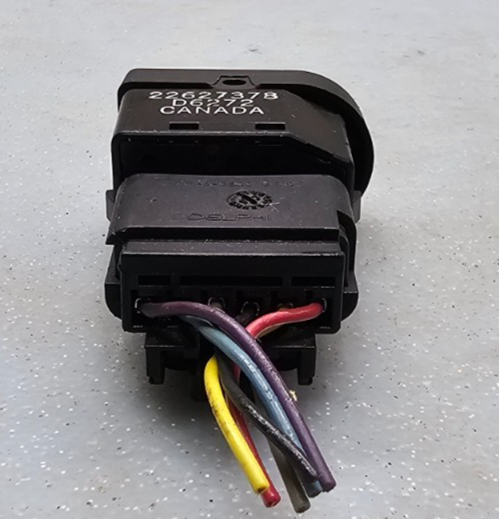 🔥04-08 Chevy Malibu Gas Pedal Height Adjustment Switch Black OEM