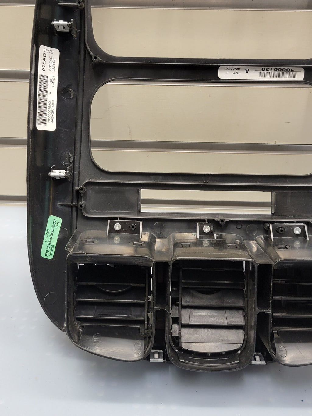 🔥01-07 Dodge Caravan Town & Country dash radio climate TRIM bezel carbon fiber
