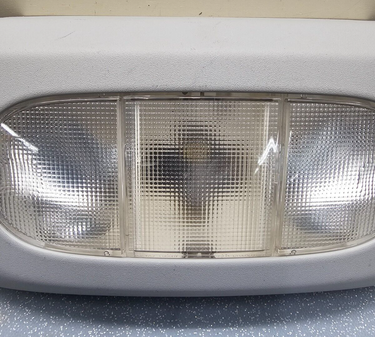 🔥04-08 Ford F-150 Overhead Console DOME Light🔴Lamp Storage Assembly Gray OEM