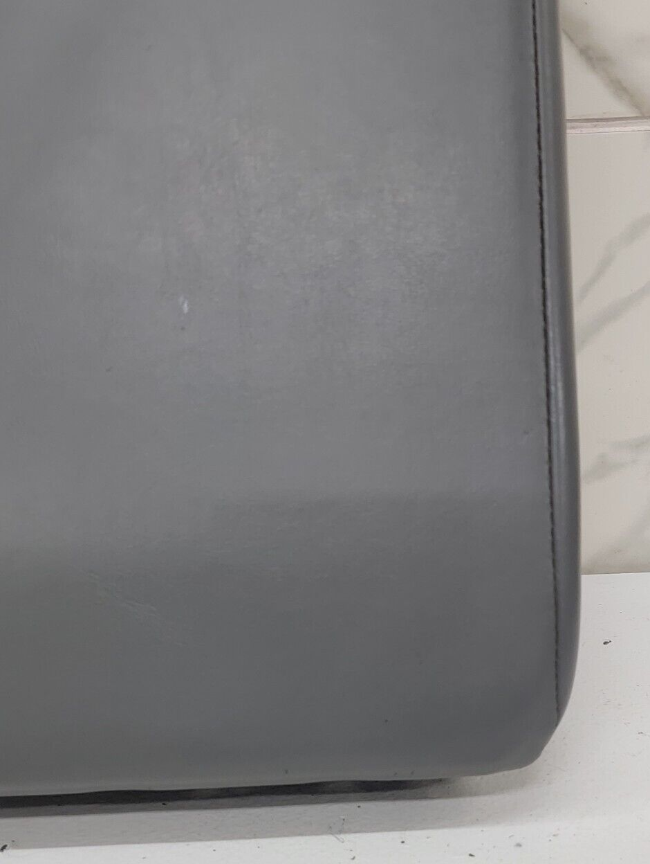 🔥02-08 Dodge RAM Center Console Jump Seat ARMREST Cover Lid Leather GRAY JS7