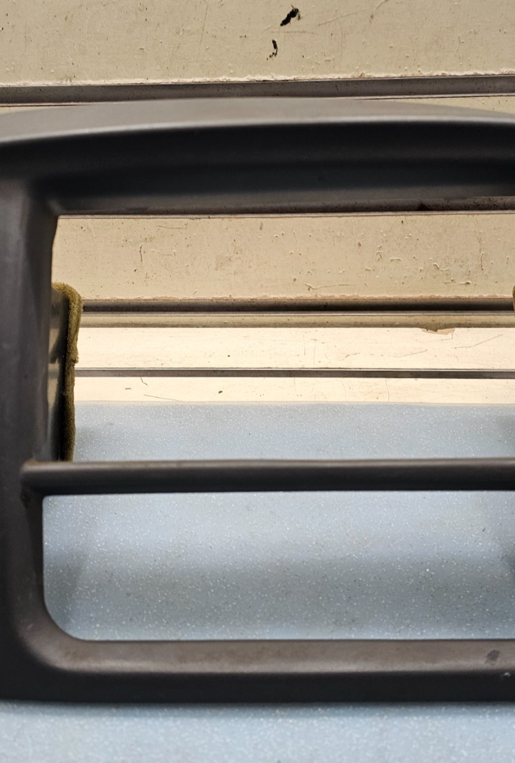 🔥97-03 Ford F150 Dash FM Radio Climate Trim Stereo BEZEL Panel DK GRAY B1