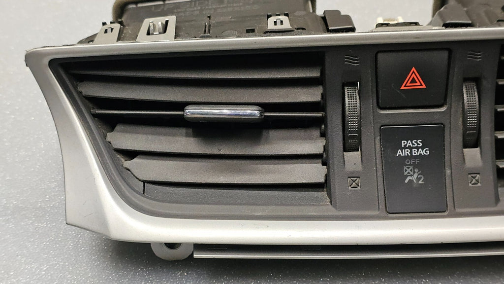 🔥 13-16 Nissan Sentra Dash Center Air  Vent Heater Conditioning Black Silver