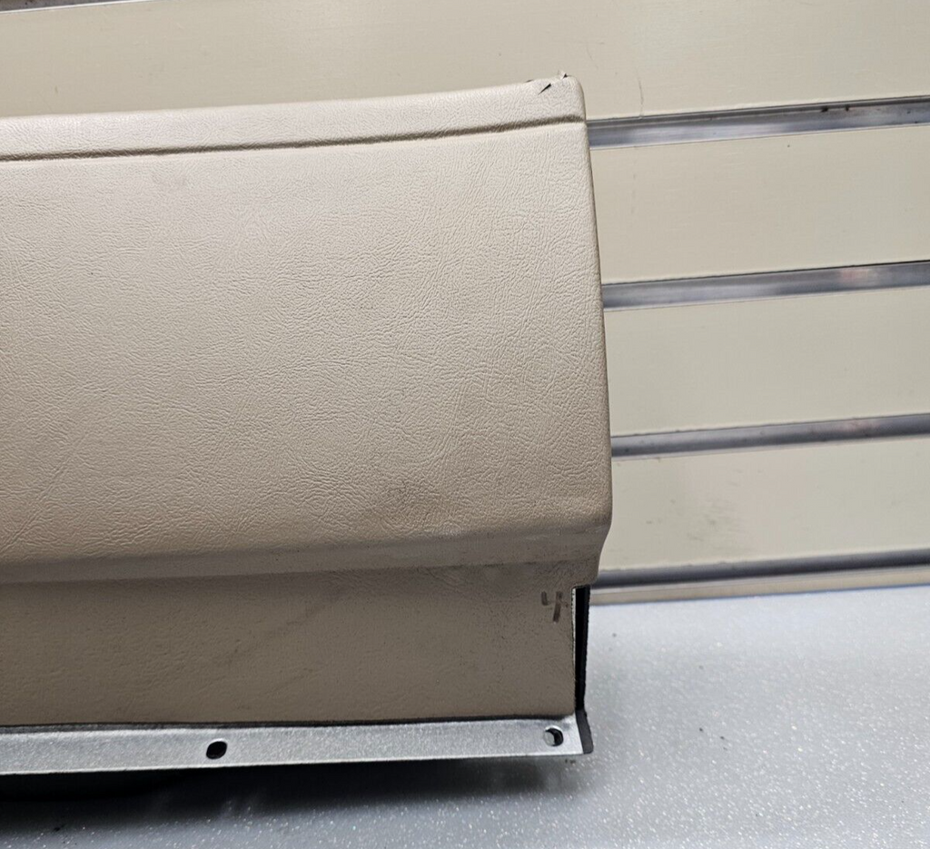 94-99 Buick LeSabre Dash Glove Box Board Lid Storage Compartment Cover Lock Tan