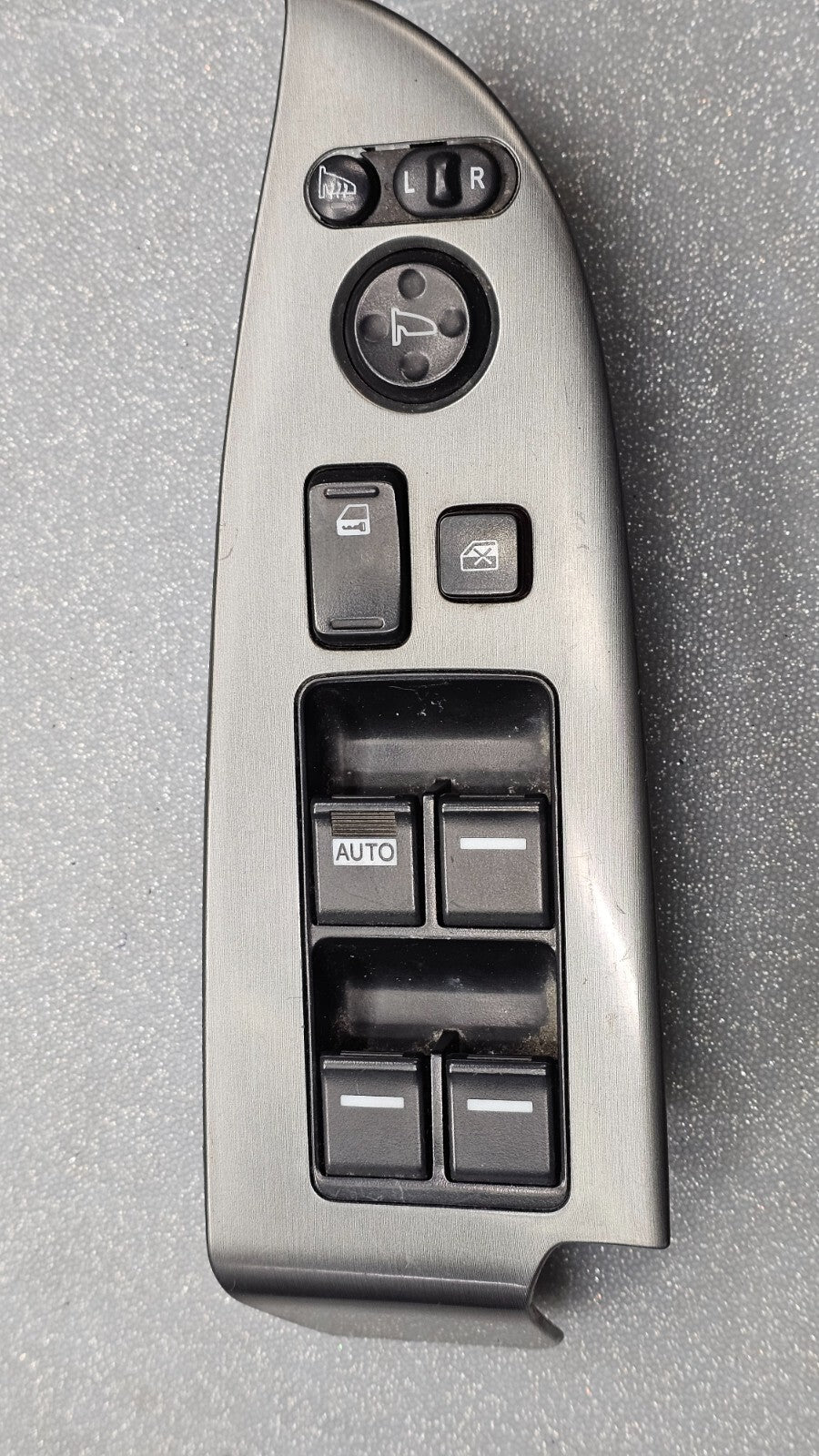🔥05-10 Odyssey LH Left Driver Master Door Power Window Switch Push Pull Gray