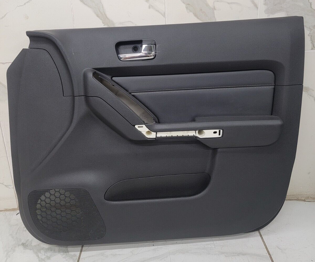 06-10 HUMMER H3 PASSENGER RIGHT FRONT DOOR TRIM PANEL DARK GRAY OEM
