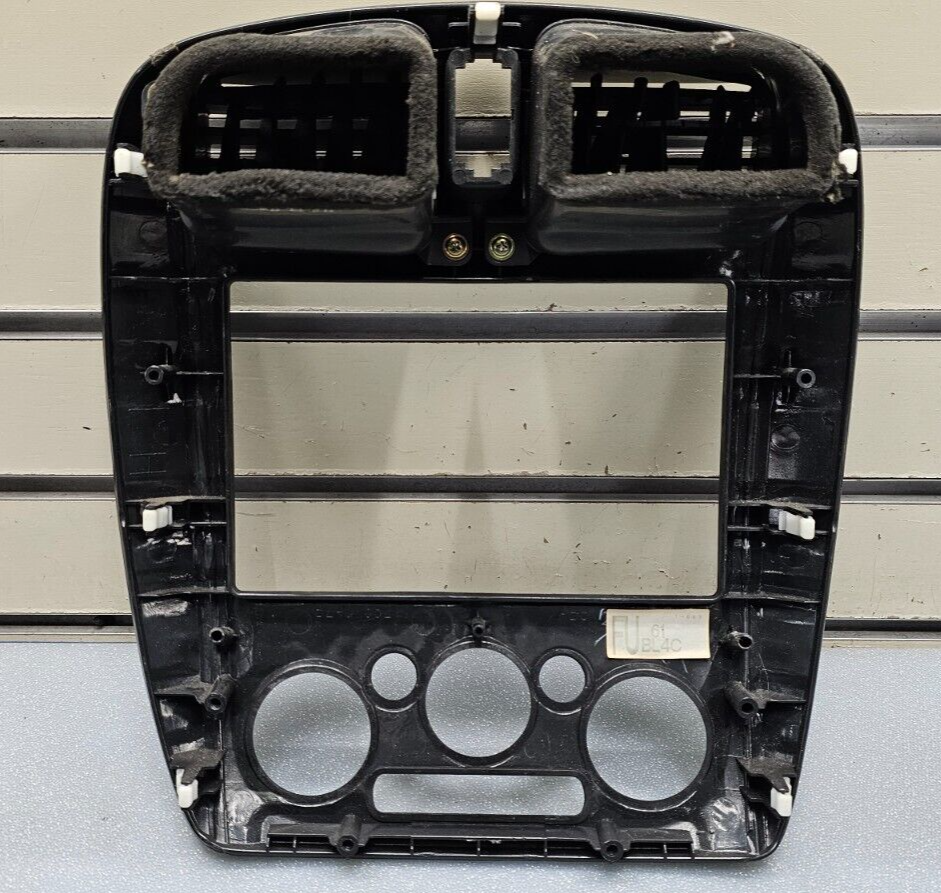 🔥01-03 Protege Dash AM FM Radio Stereo Display Climate Bezel Trim Panel Black