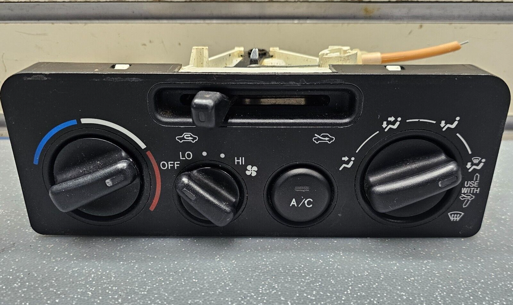 🔥98-00 Chevy Prizm Dash A/C AC HVAC Heater Temperature Climate Control Black