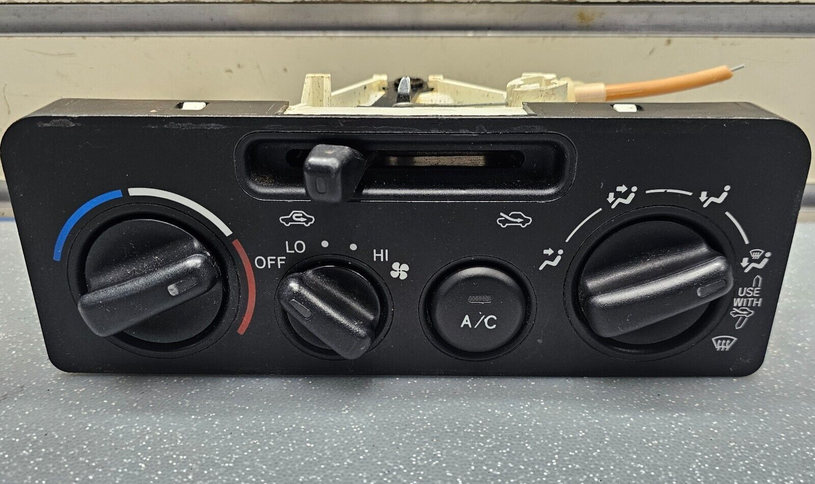 🔥98-00 Chevy Prizm Dash A/C AC HVAC Heater Temperature Climate Control Black