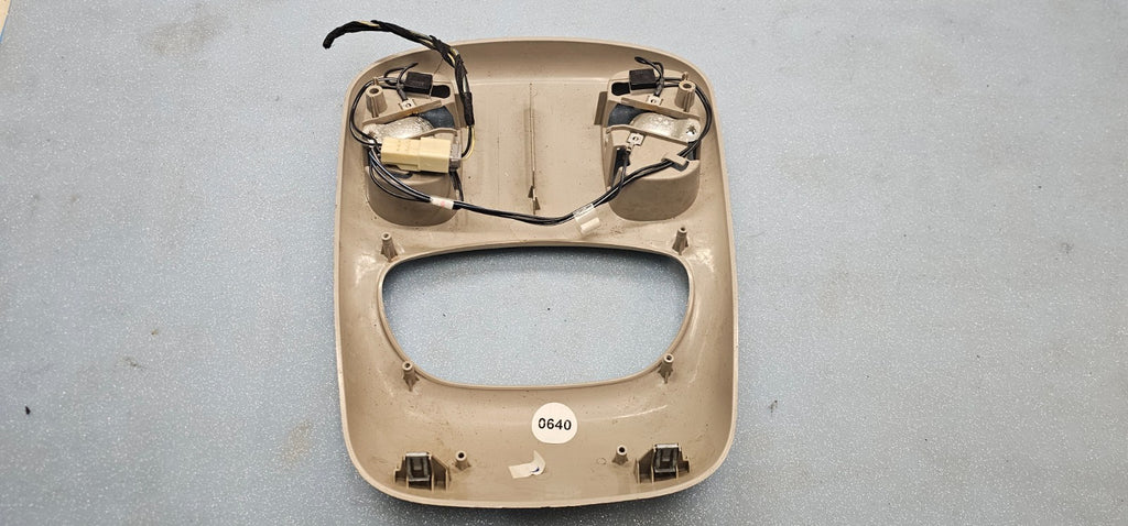 🔥02-05 Dodge RAM Overhead Console DOME Light Roof Storage Compartment TAN 05