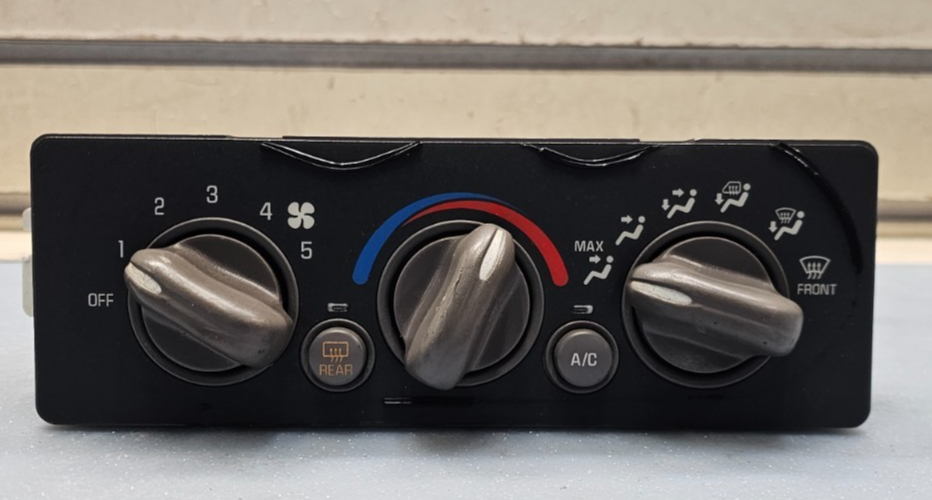 🔥01-05 GRAND AM Dash AC A/C HVAC Heater Temperature Climate Control Black