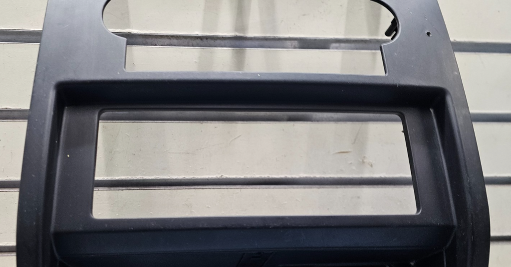 🔥05-07 Dodge DAKOTA Center Dash RADIO BEZEL AC Vents Trim Carbon Silver B12