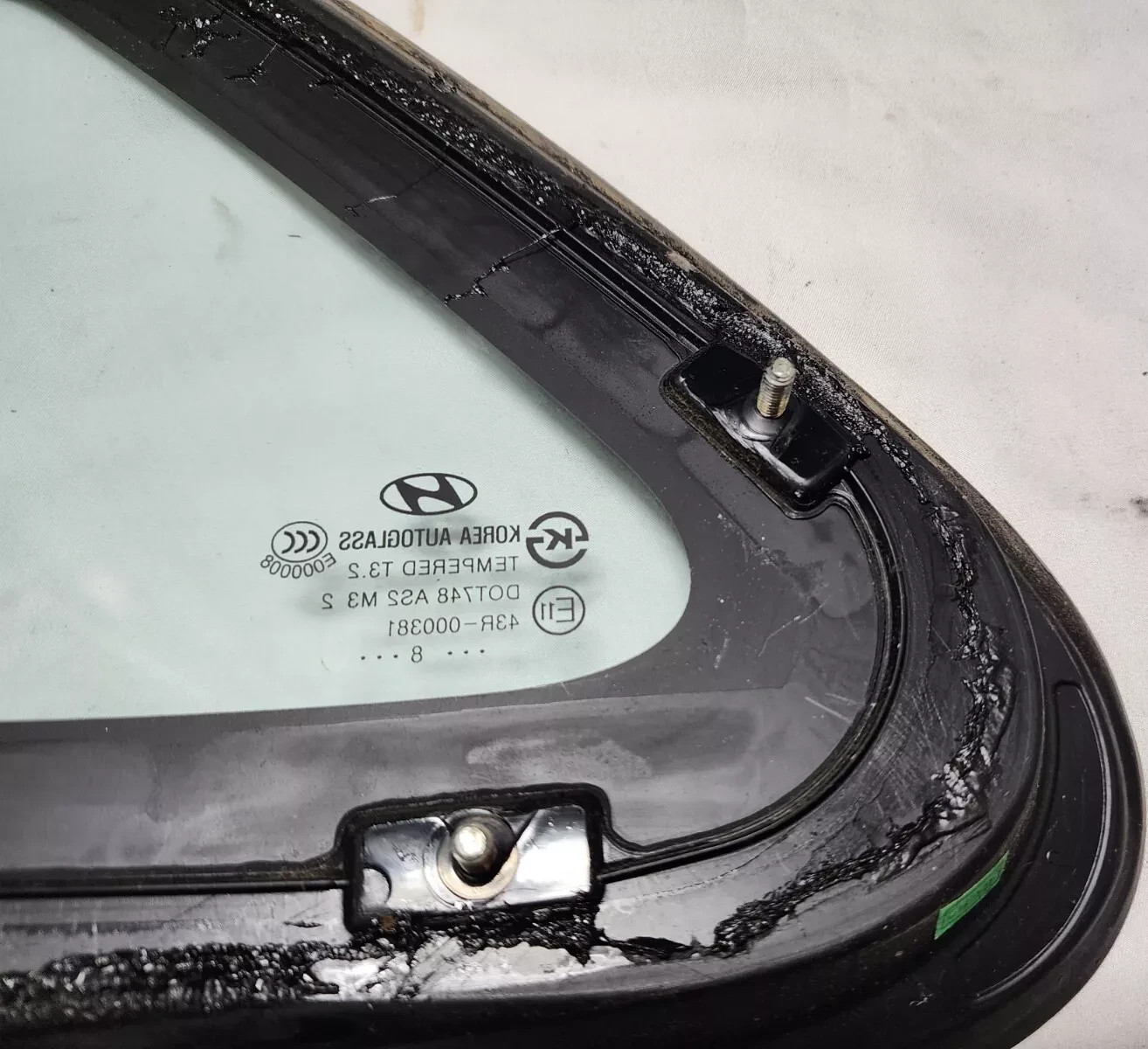 🔥07-10 Hyundai Elantra Right Passengers REAR Quarter Glass