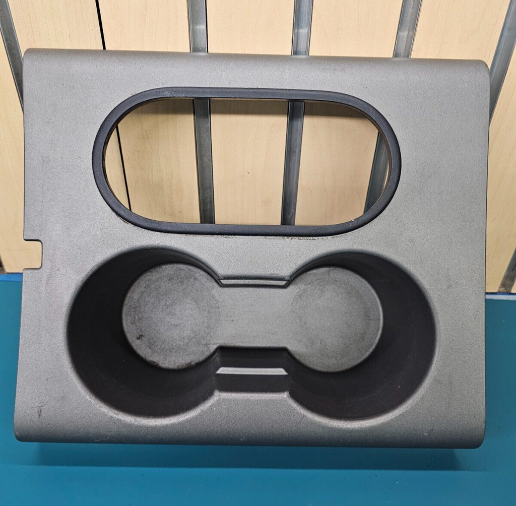 🔥04-08 Ford F-150 Mark LT Center Console Cup Holder Gear Shifter Bezel Gray OEM