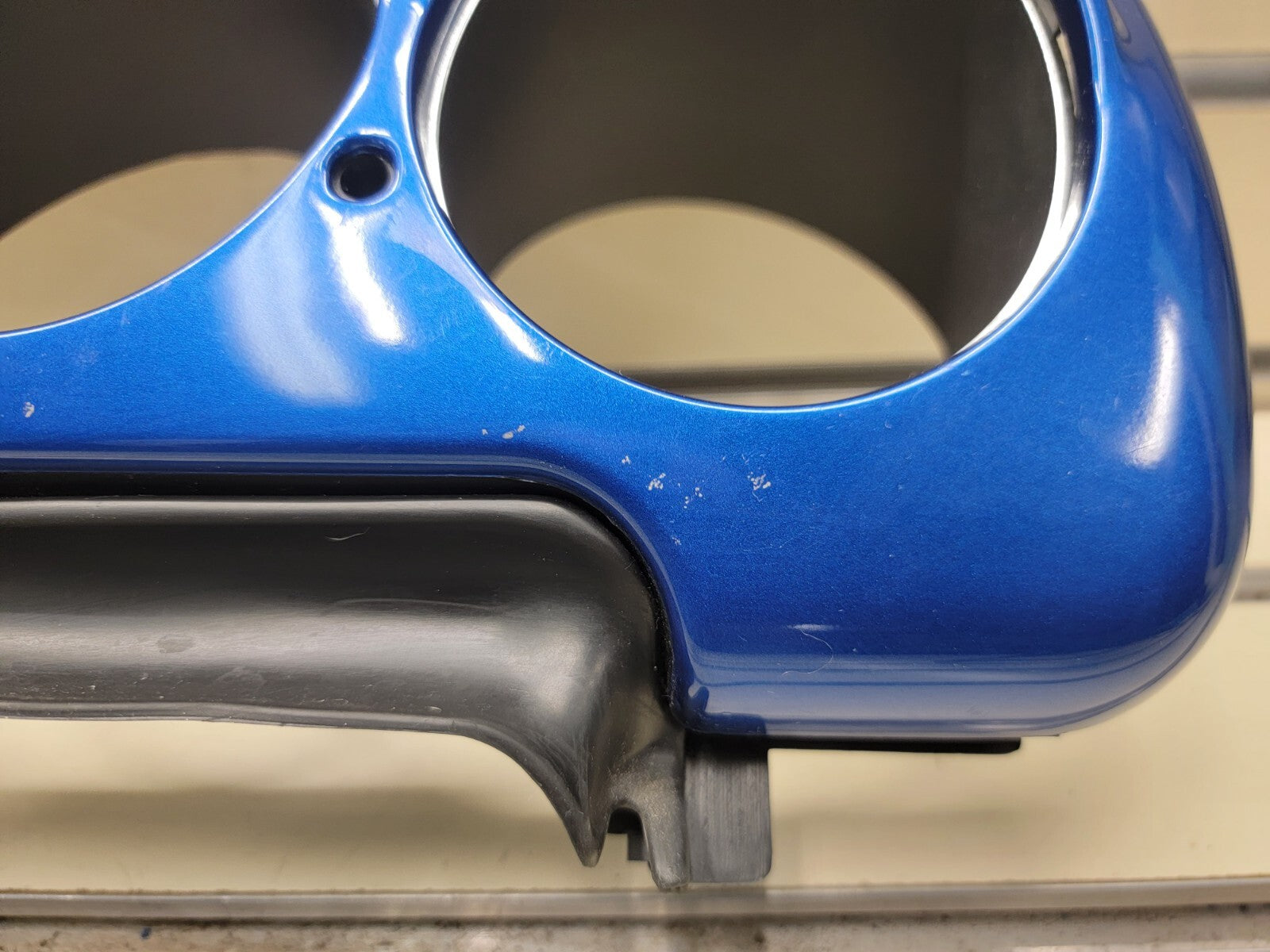 🔥01 -05 CHRYSLER PT CRUISER DASH INSTRUMENT SPEEDOMETER CLUSTER BEZEL  BLUE