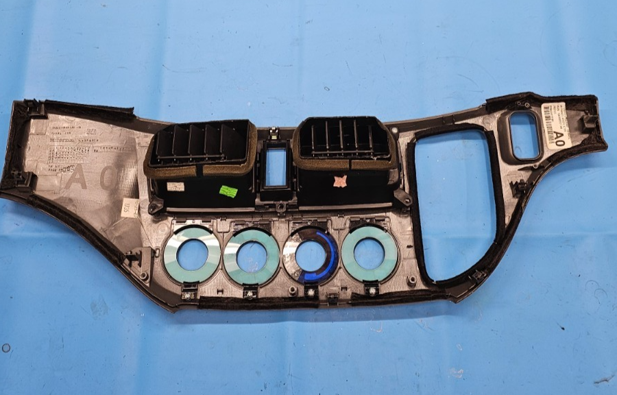 🔥05-10 Honda Odyssey Center Dash Radio Climate Control Bezel Trim Panel Silver