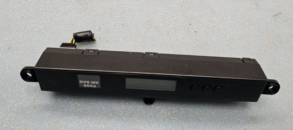 🔥09-12 Hyundai Santa Fe Dash Clock Display  Assembly Passenger Bag Black