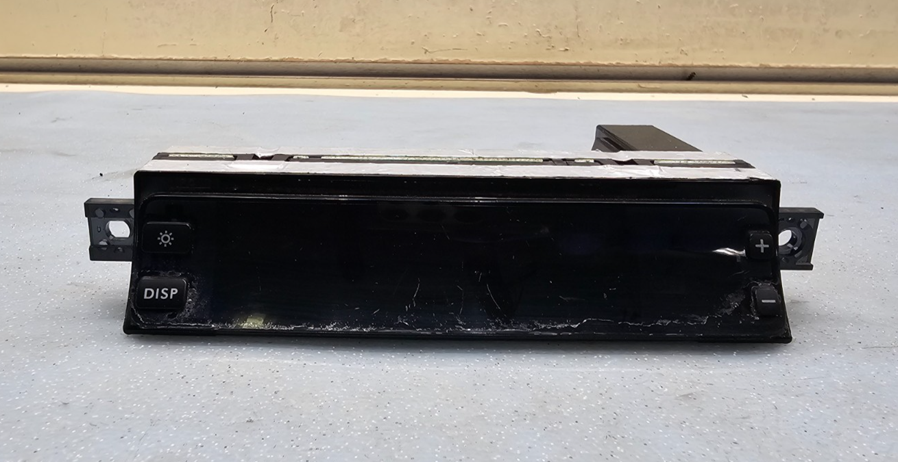 🔥07-09 SUBARU LEGACY OUTBACK DIGITAL CENTER DASH AUTO CLOCK ASSEMBLY BLACK