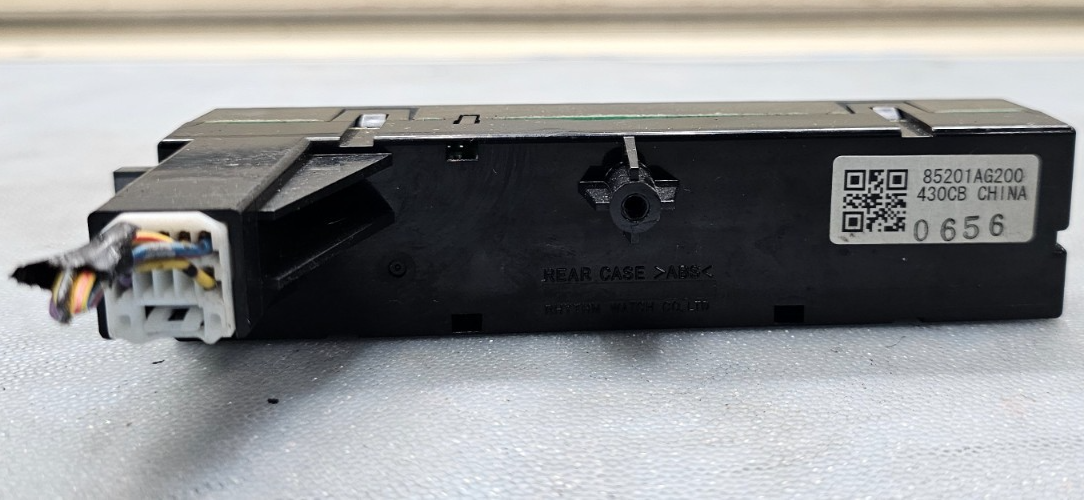 🔥07-09 SUBARU LEGACY OUTBACK DIGITAL CENTER DASH AUTO CLOCK ASSEMBLY BLACK