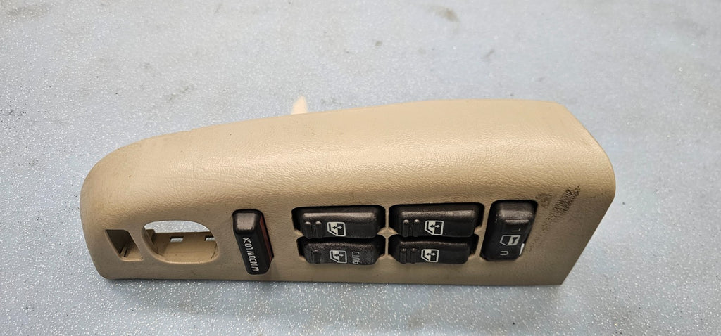 🔥99-02 Tahoe Suburban Left Driver Master Power Window Switch Assembly TAN