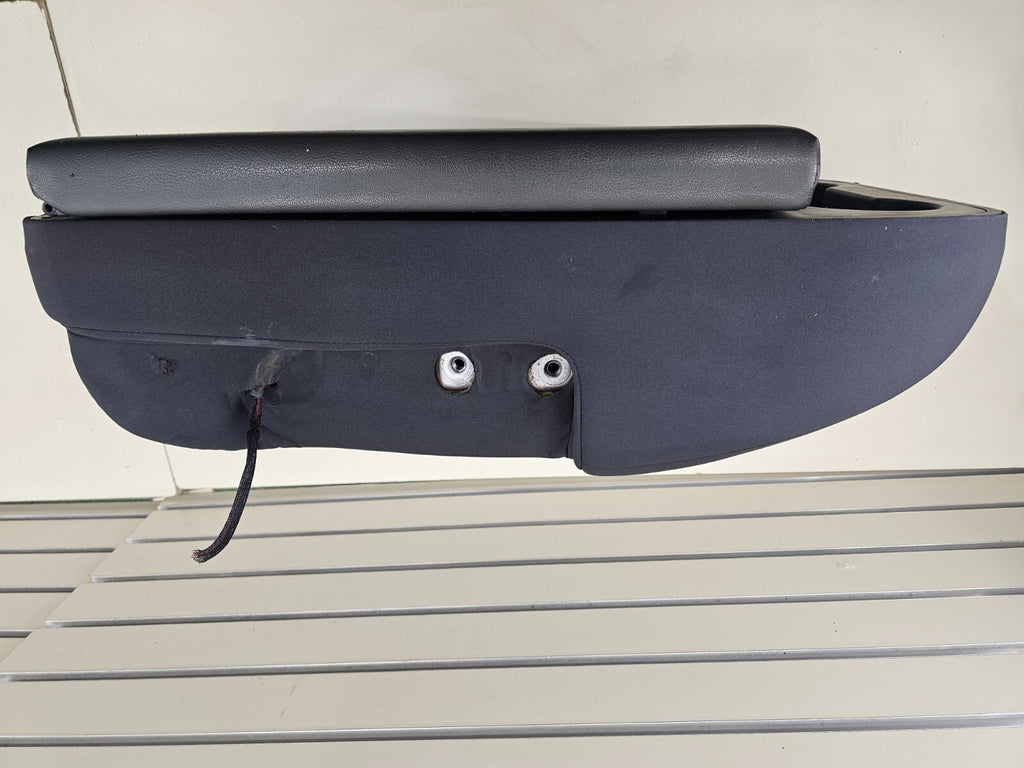 04-08 NISSAN TITAN Front Center Console Jump Seat Cup Drink Holder Black Leather