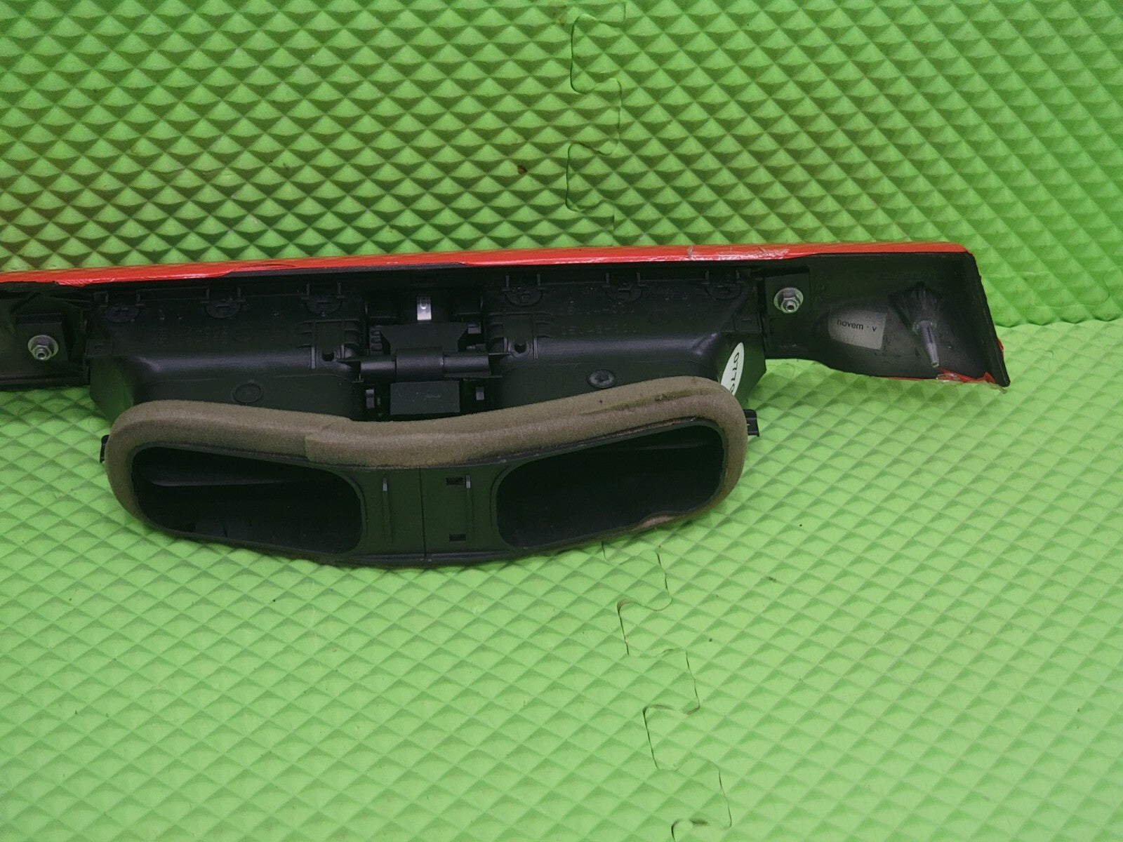 06-13 BMW E90 E92 FRONT RIGHT PASSENGER DASH AIR VENT WALNUT WOODGRAIN TRIM VT1