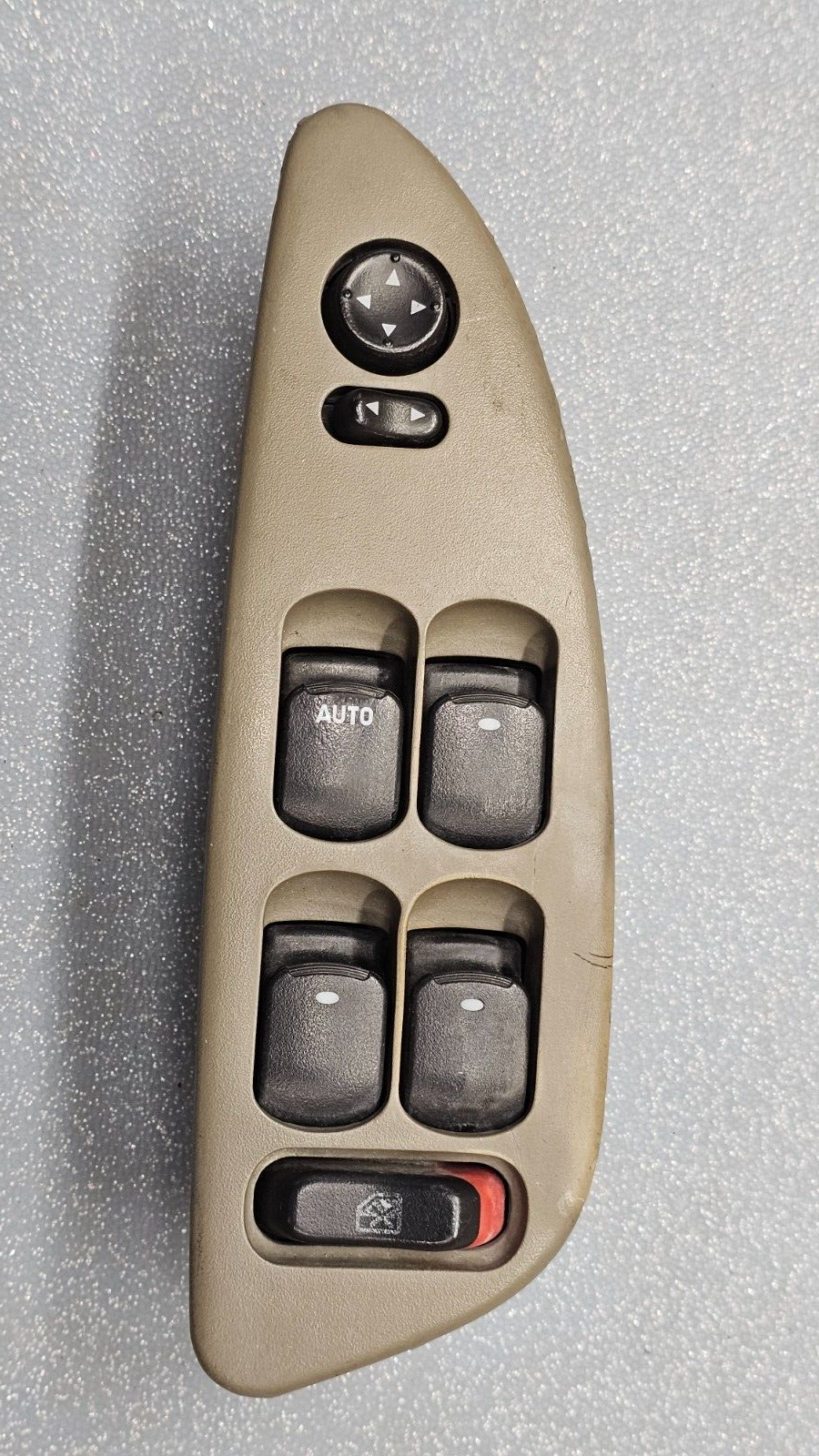 🔥04-07 CHEVY MALIBU LEFT DRIVER POWER WINDOW MASTER SWITCH ASSEMBLY TAN OEM