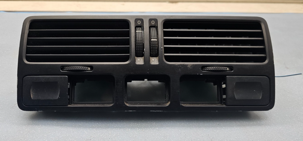 🔥99-05 Volkswagen Jetta Center Dash AC A/C HVAC Air Vents Heater Bezel Black