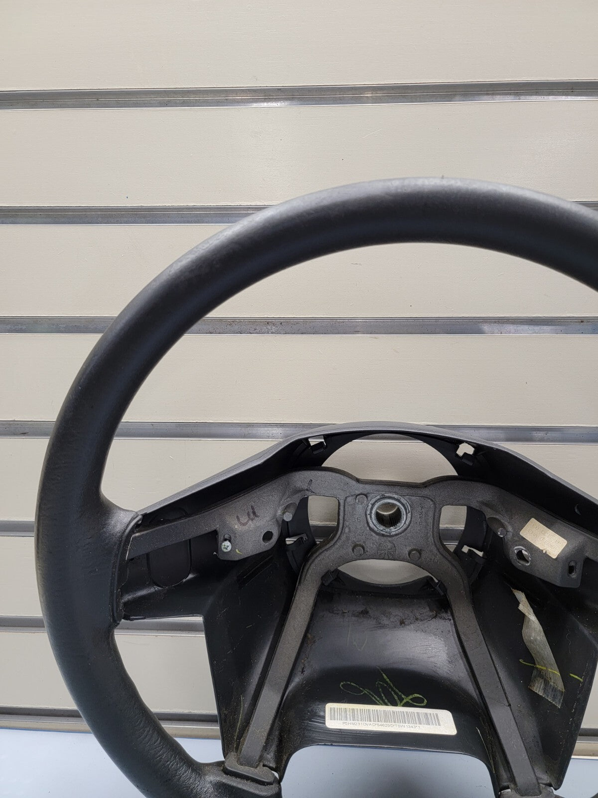 🔥2003-2006 Jeep TJ Wrangler Black LEATHER Steering Wheel Factory Black
