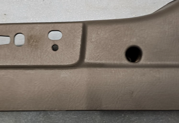 🔥03-08 HONDA PILOT GRAY LEFT DRIVER RECLINE POWER SEAT COVER TRIM PANEL BLACK