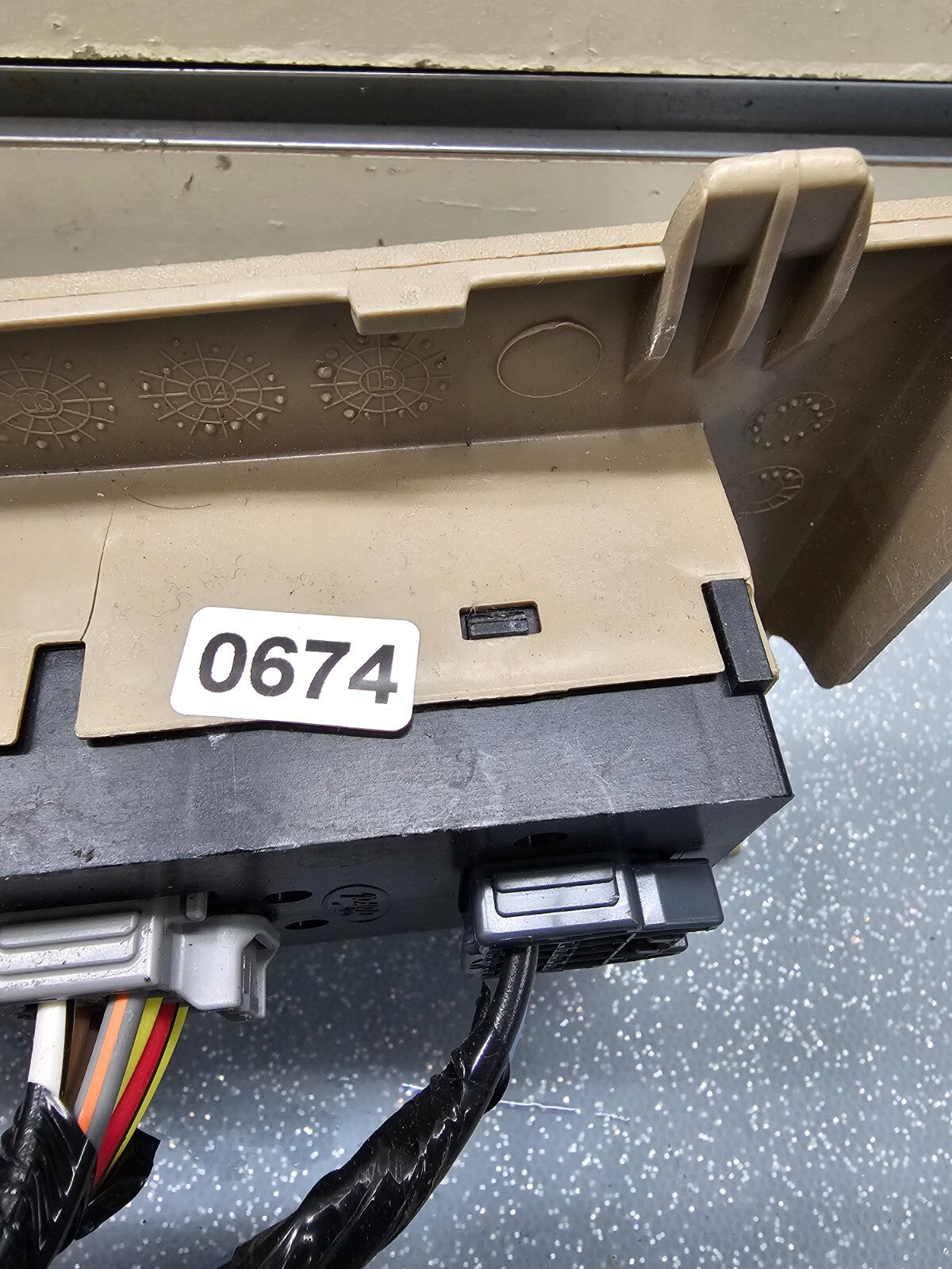 🔥04-08 Ford F150 Left Driver Master Power Window 2 Door Switch Control TAN WS24