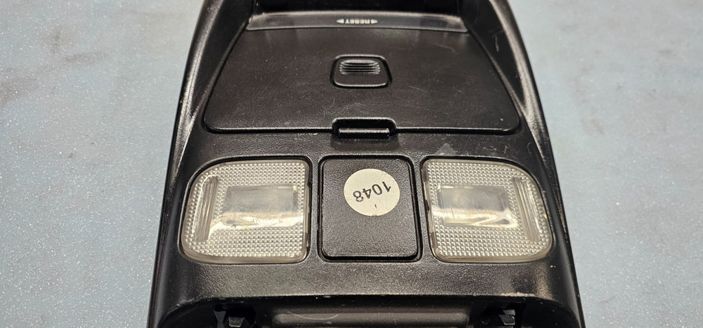 🔥98-01 Dodge Ram Overhead Console Storage Dome Map Light Lamp Assembly Black