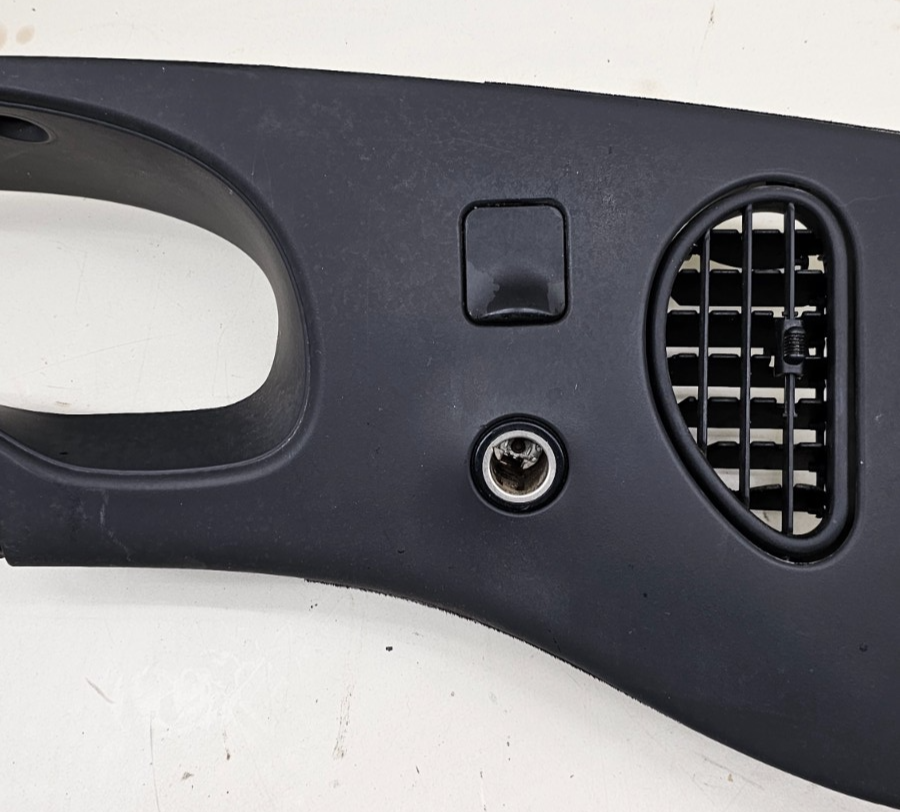 🔥97-03 Ford E-150 Econoline Dash Instrument Cluster Bezel Climate Radio Black