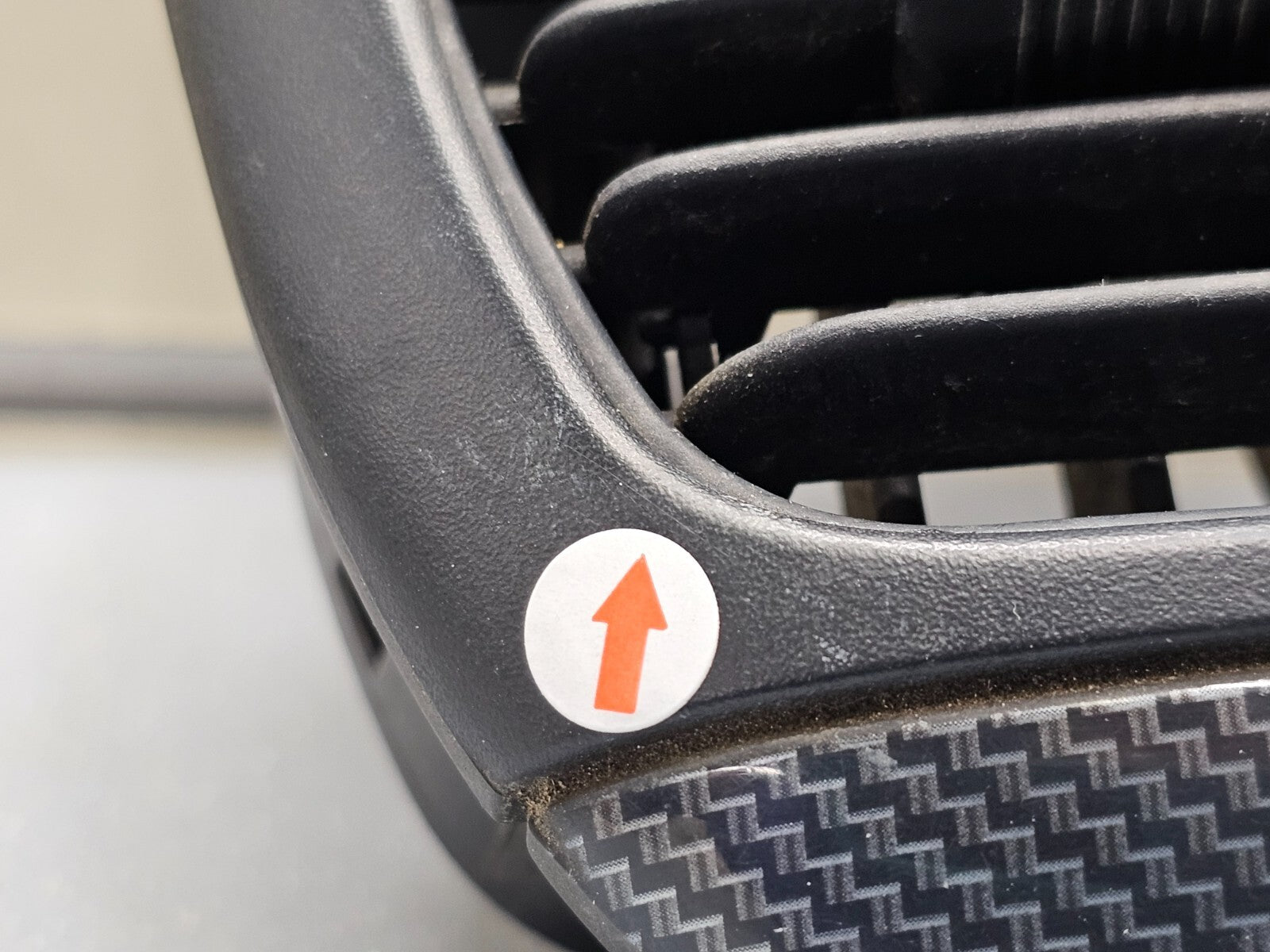🔥01-07 Caravan Town & Country dash radio climate TRIM Bezel Carbon Fiber Black