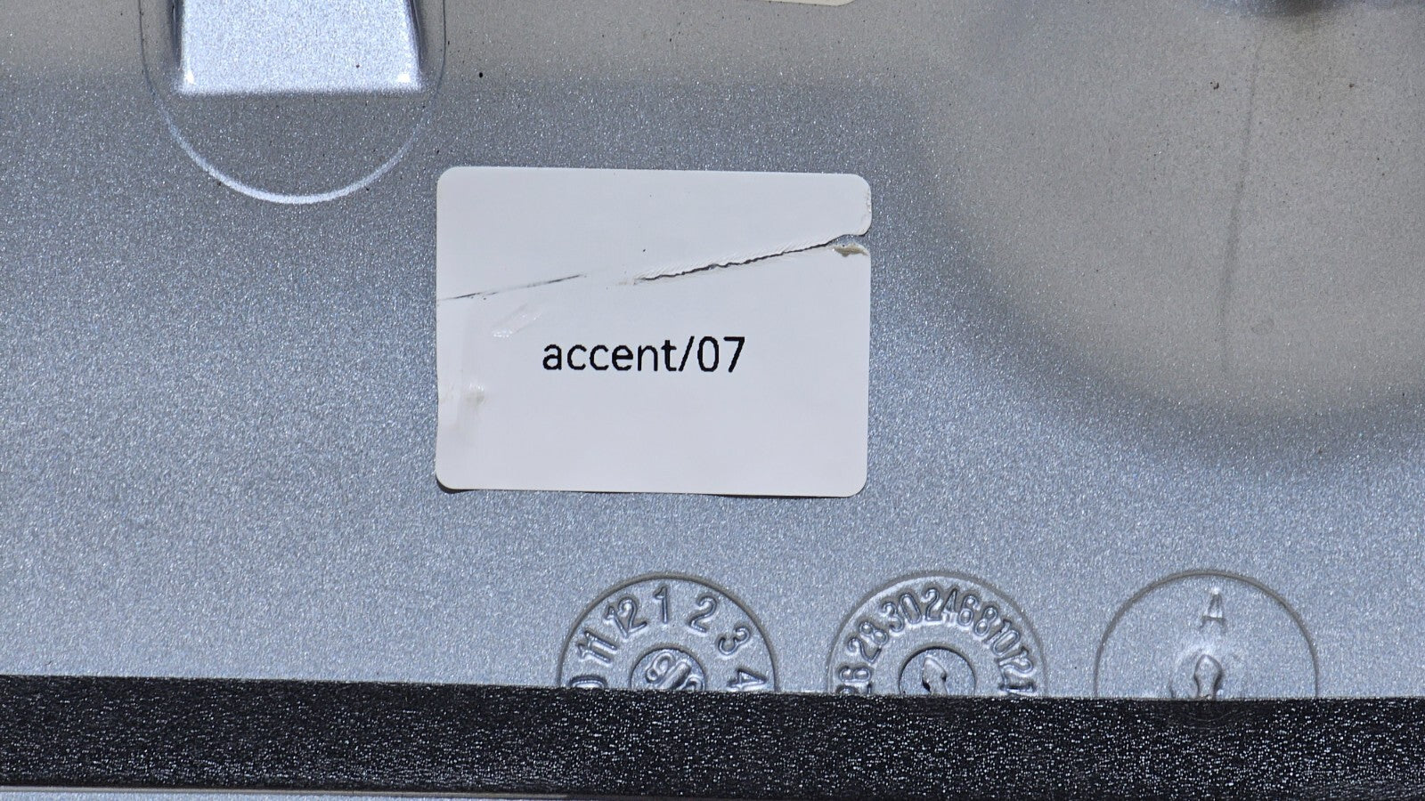 🔥05-11 Accent Rear Tail Lift GateTrunk Spoiler Third Brake Light Molding Black