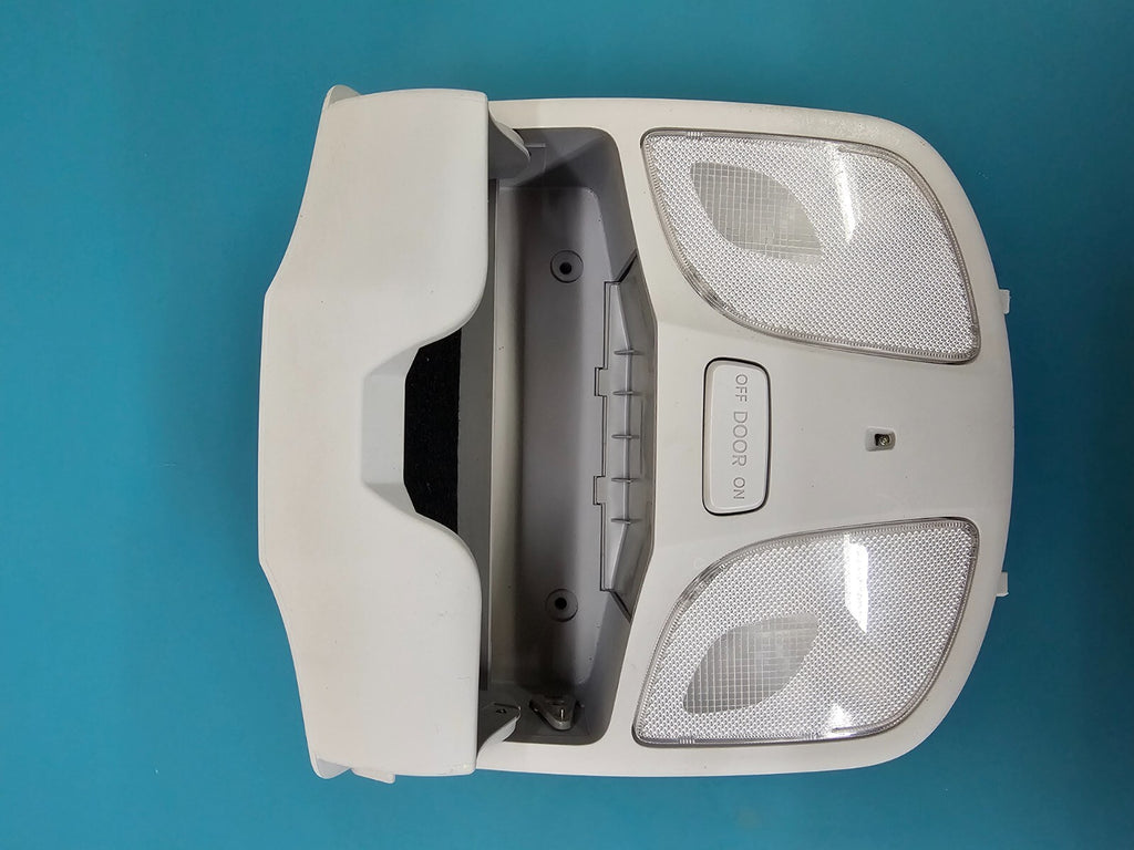 11-14 HYUNDAI SONATA OVERHEAD CONSOLE DOME LIGHT STORAGE SUNROOF STORAGE LT GRAY