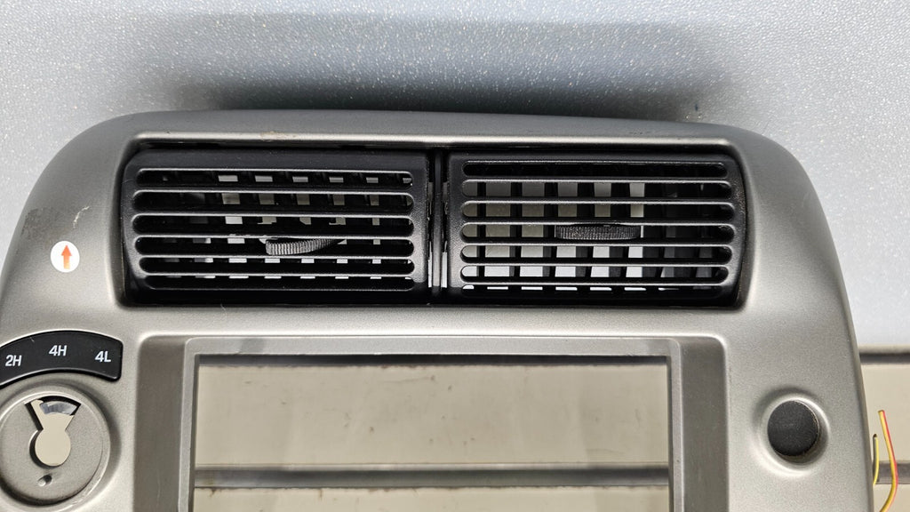 95-10 Ford Ranger EXPLORER Center Dash Radio Trim Surround Bezel Trim SILVER B2